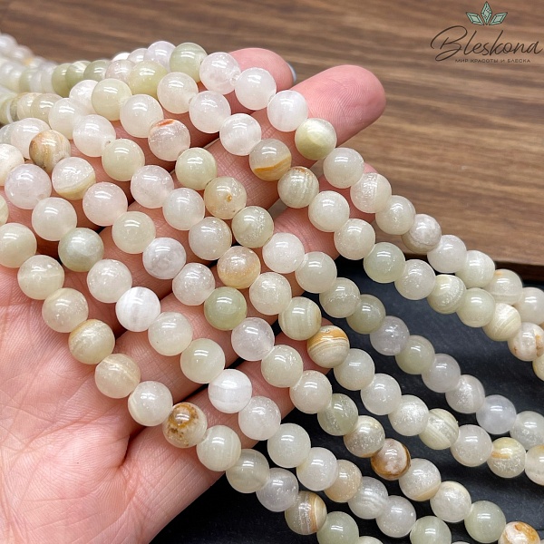 Оникс зеленый 8 мм 