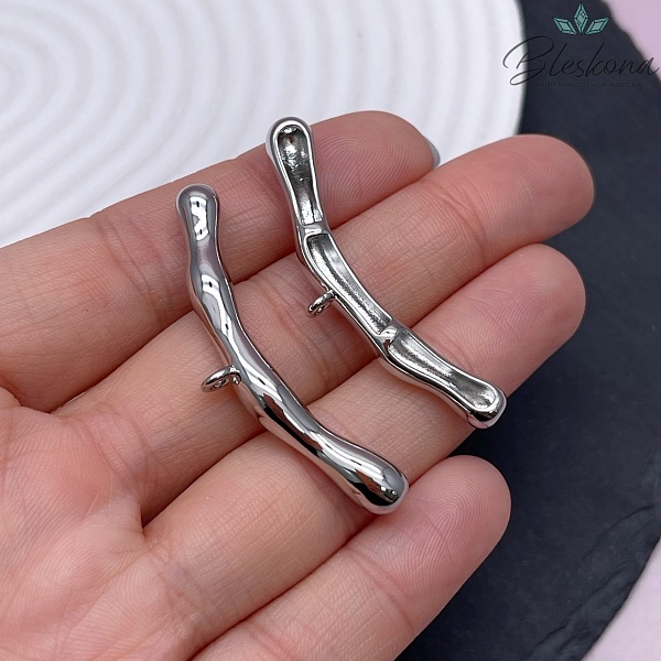 45*6 мм Цвет серебро, Бейл разъемный