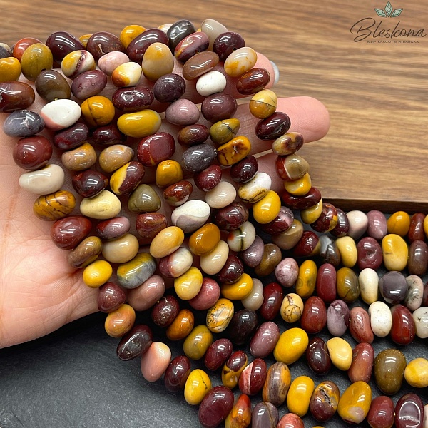 Яшма Мукаит галтовка 9-12 мм