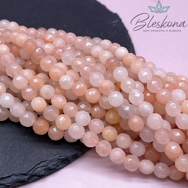 Авантюрин коричневый огранка 8 мм 