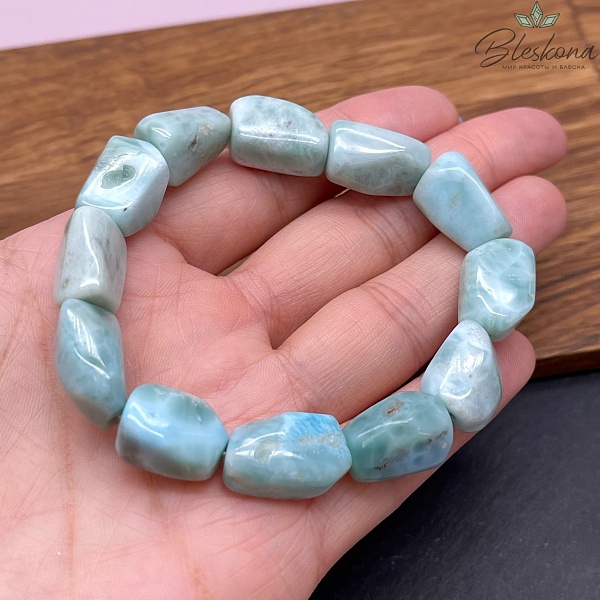 Ларимар галтовка (14-15)*(10-12) мм сет 18 см