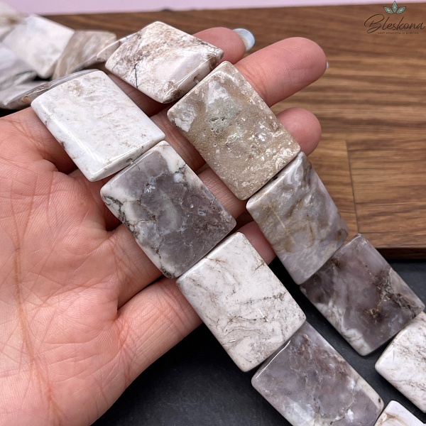 Агат прямоугольник 34*21,5  мм