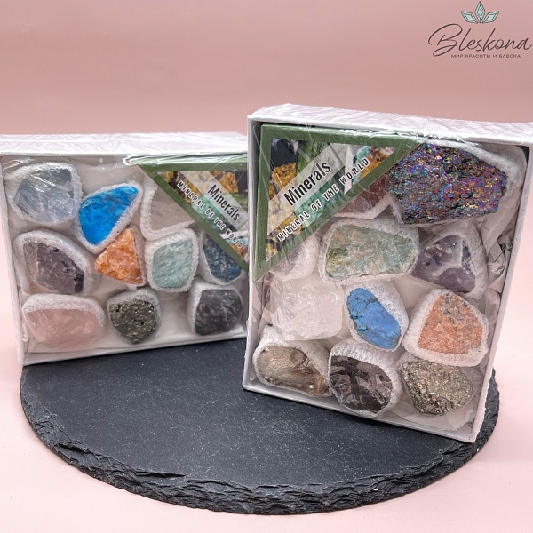 Коллекционный набор необработанных камней  