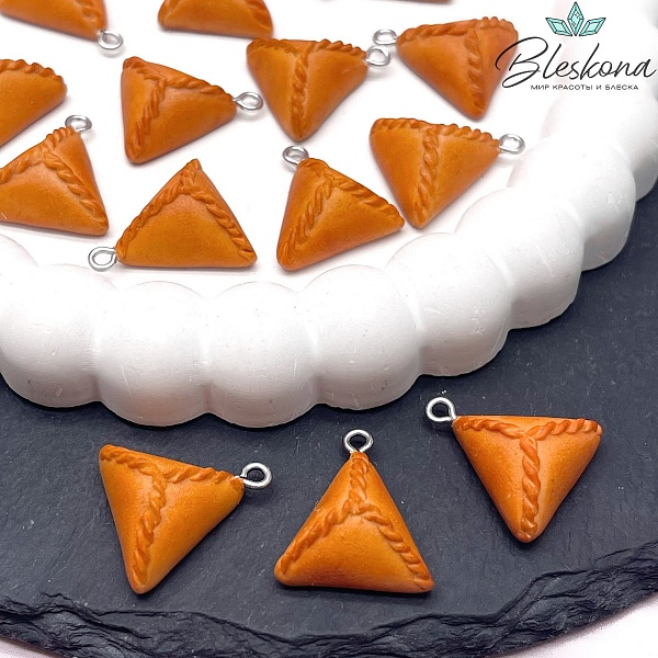 18 мм, Цвет серебро, Подвеска Эчпочмак (Этно)