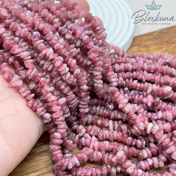 Крошка Турмалин  ширина бусин ~ 5,5-7 мм