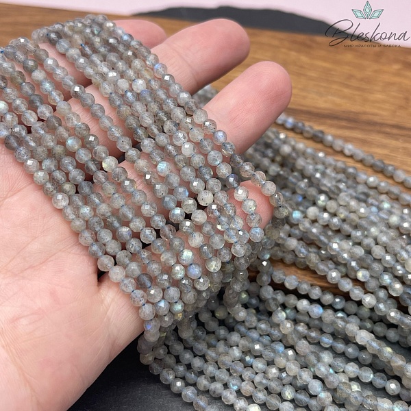 Лабрадор алмазная огранка №1 3,5 мм