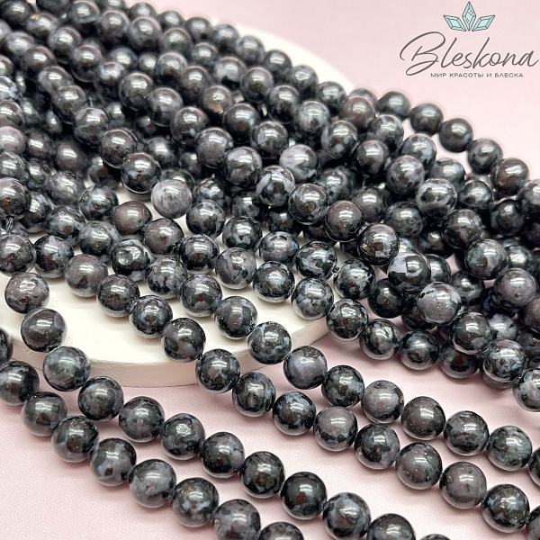 Индиго-габбро (Мистический Мерлинит) 8 мм