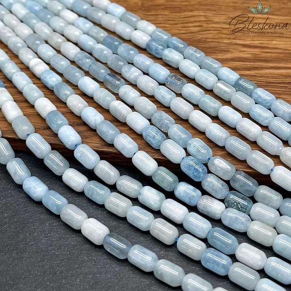 Аквамарин бочата 6*9 мм