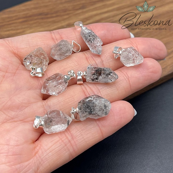 Подвеска Херкимерский алмаз 16-18 мм