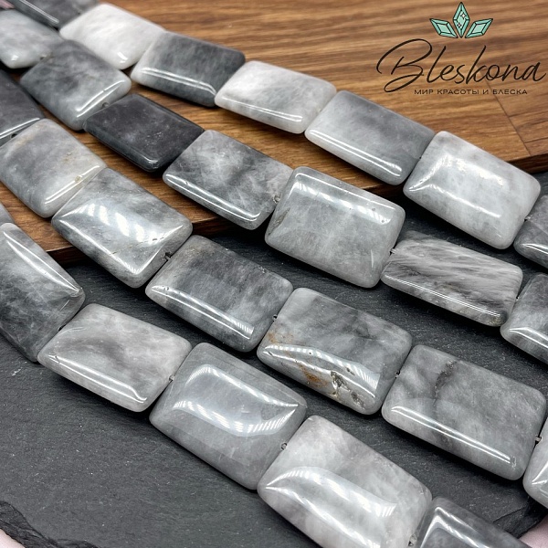 Кварцит прямоугольник 29*21 мм