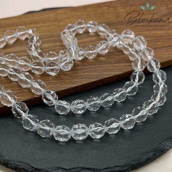 Горный хрусталь купная огранка 10 мм ААА