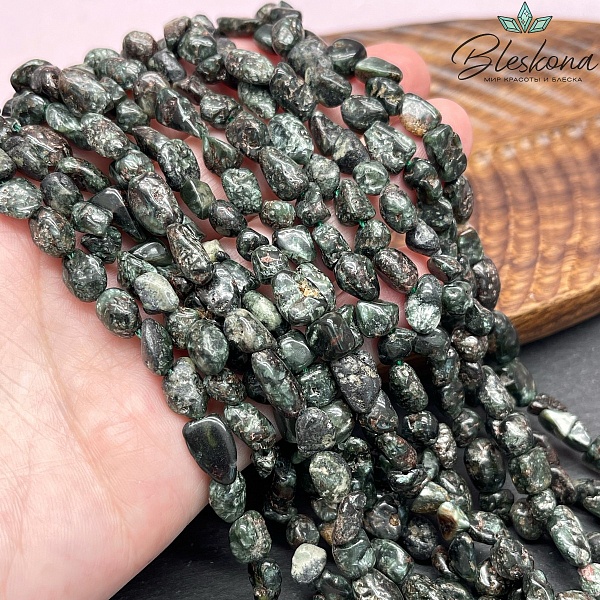 Серафинит галтовка 6-8 мм