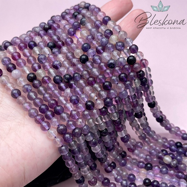 Флюорит фиолетовый 6 мм