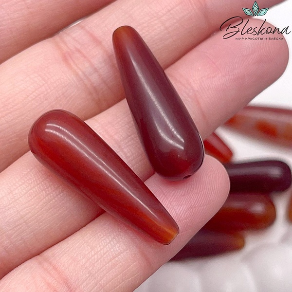 Агат капля 30*10 мм (штучно)