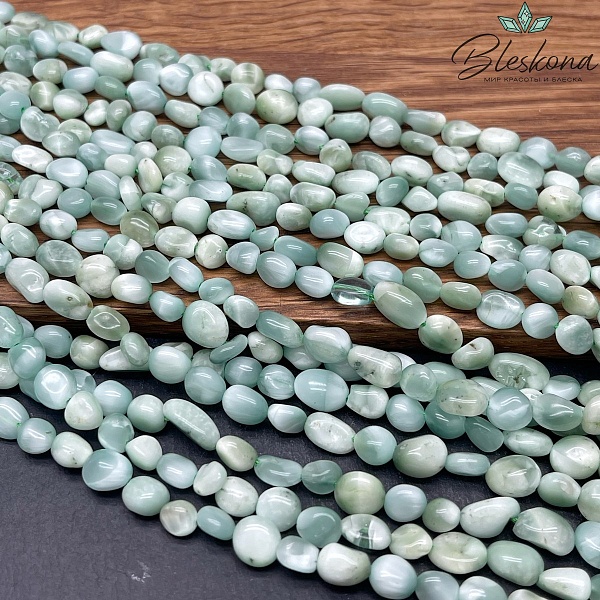 Волластонит (синтетический) галтовка 6-8 мм 