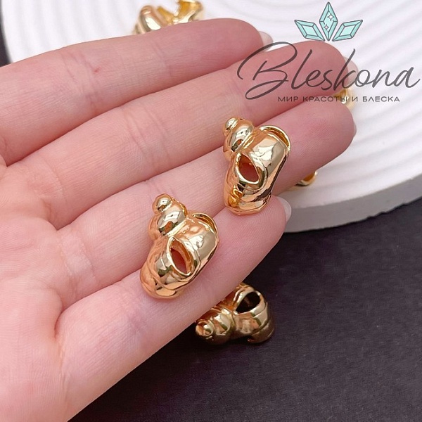 17,5*18 мм Цвет золото, Подвеска Ракушка 