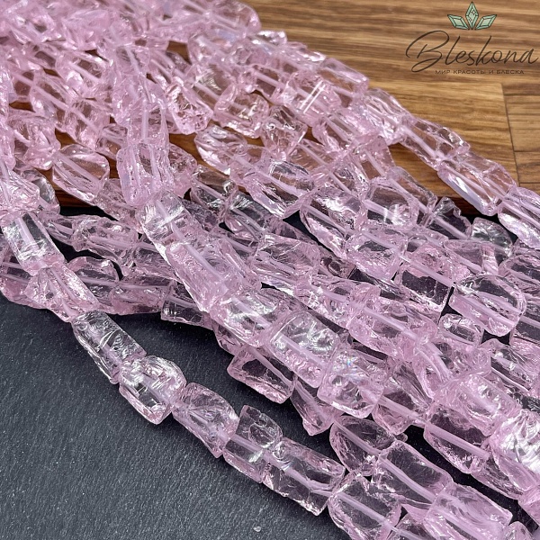  Аквакварц куски розовый (16-17)*(15-16)мм