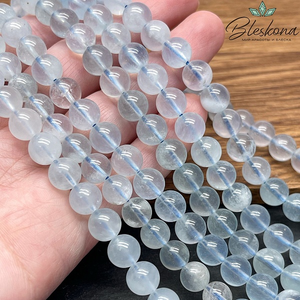 Аквамарин шар №1 8,5 мм