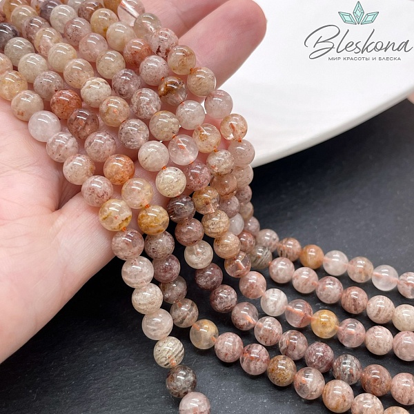  Кварц Фантомный коричневый 6,5 мм