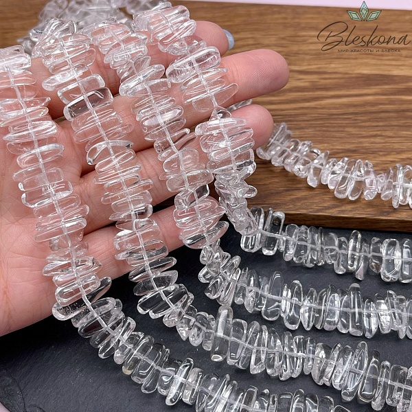 Горный хрусталь фриформ №4 (13-15)*(3,5-5) мм