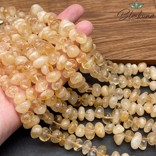 Цитрин Галтовка (6-9)*(8-13) мм 