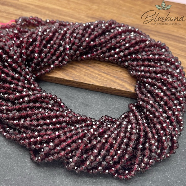 Гранат алмазная огранка 4 мм