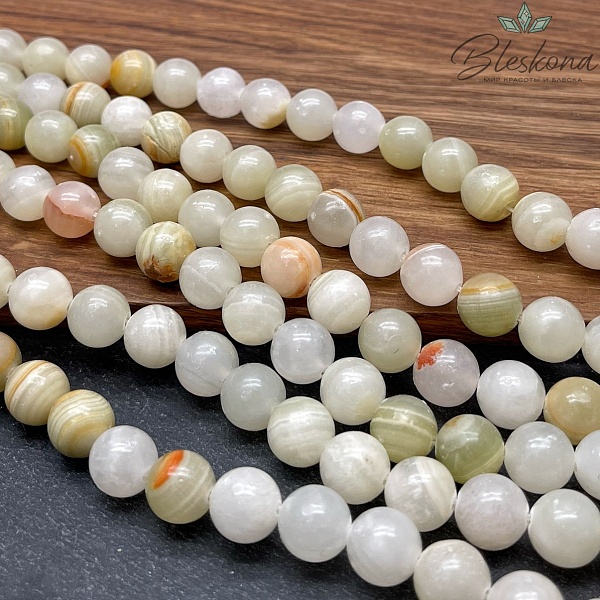 Оникс зеленый 10 мм 