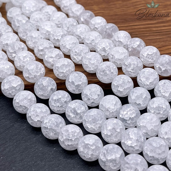 Кварц снежный белый (матовый, имитация) 10 мм  