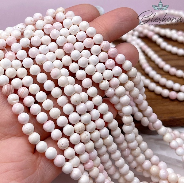Перламутр нежно-розовый 5 мм