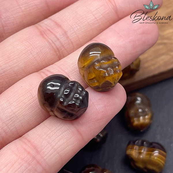 16*11 мм Резная бусина Пи Яо Тигровый Глаз