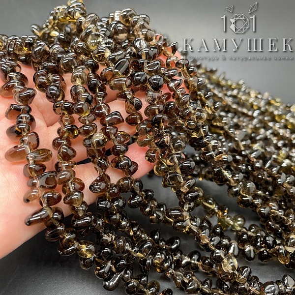 Раухтопаз галтовка 6-7мм