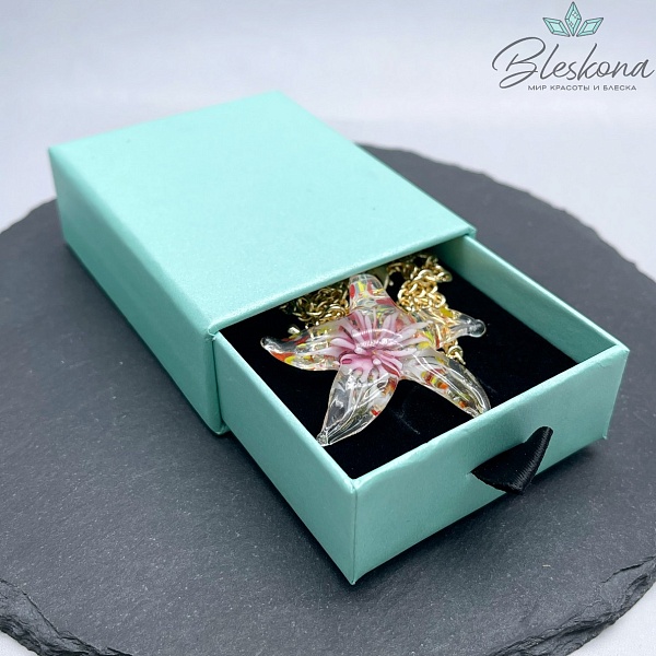 Коробка Светло-зеленая черная выдвижная 9*7*3см