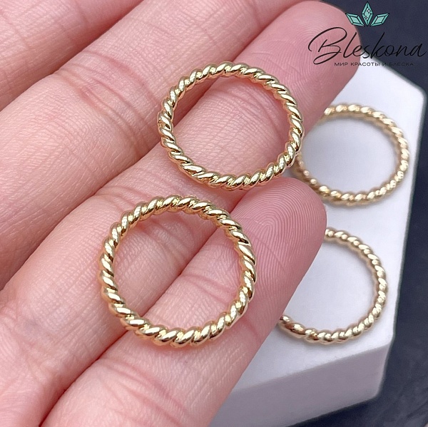 Соединительный элемент, Цвет золото 18,8 мм