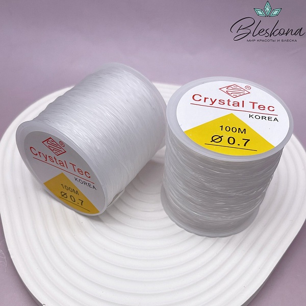 Резинка Crystal Tec 0,7мм Большая катушка