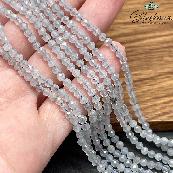 3,5 мм Аквамарин микроогранка №4