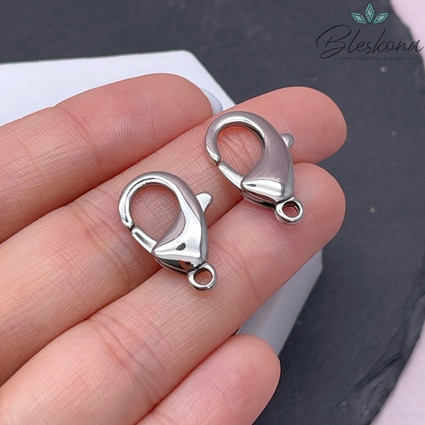 21 мм Цвет серебро, Замок округлый