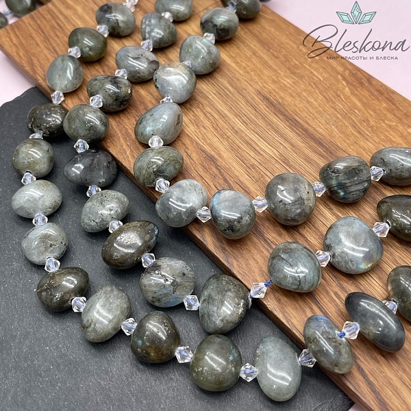 Лабрадор галтовка (15-16)*(16-19) мм