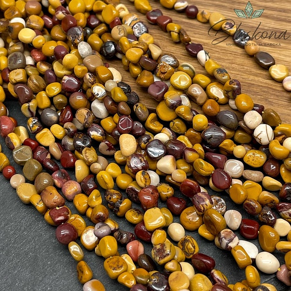 Яшма Мукаит галтовка 5-7 мм