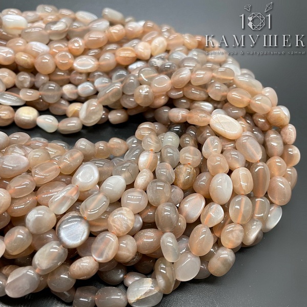 Солнечный камень галтовка №7 8-9мм