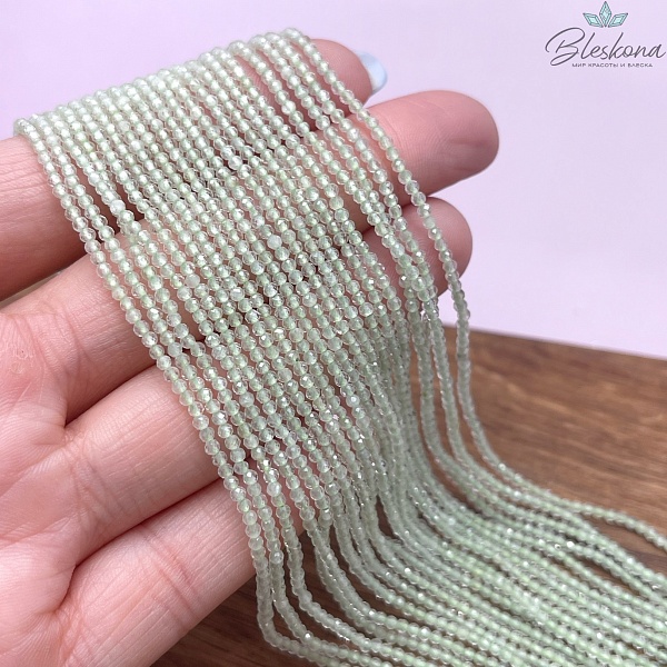 Пренит алмазная огранка №1 2 мм