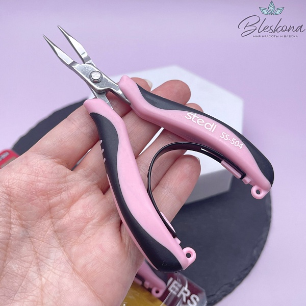 Круглогубцы Stedi SS-504 розовые