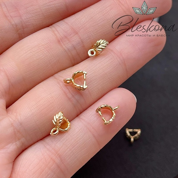 8*3,5 мм Цвет золото, Бейл Зажимной лист