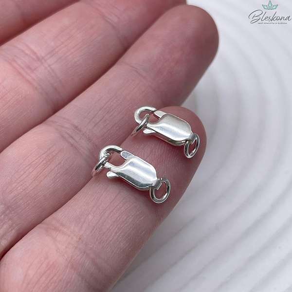 12 мм Замок посеребрение лобстер