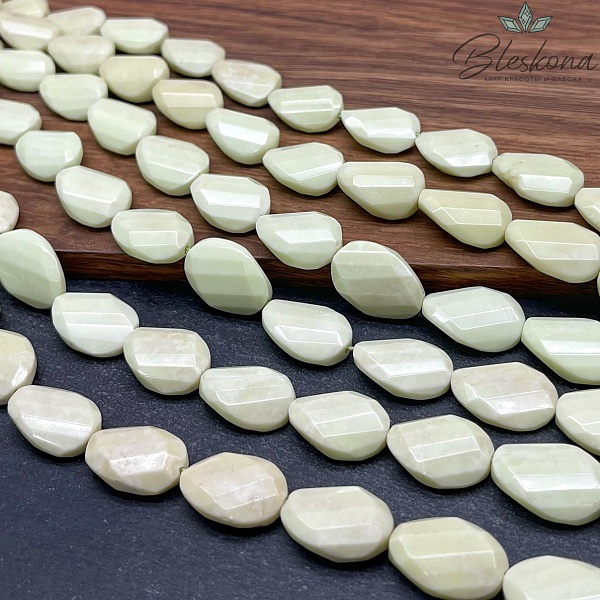 18*13 мм Хризопраз лимонный овал прямоугольная огранка