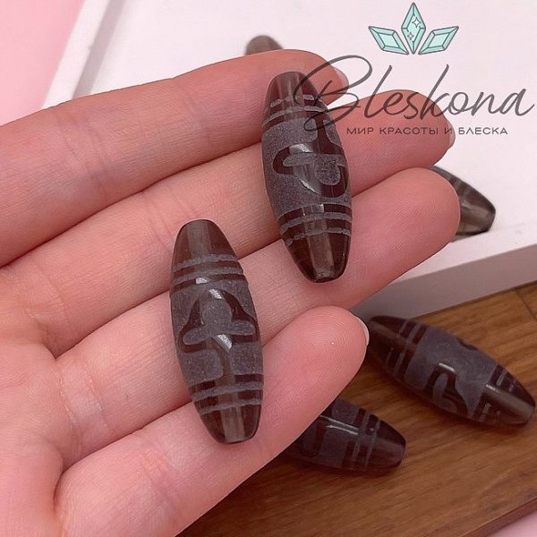 Бусина Дзи Бодха 30*11 мм