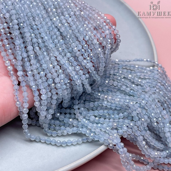 3,5 мм Аквамарин микроогранка №4