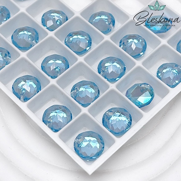 6430 Classic Cut 8 мм Aquamarine Shimmer (202 SHIM)