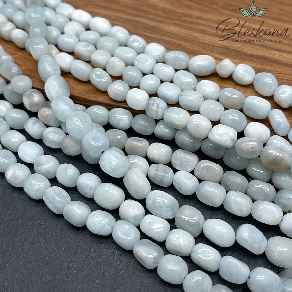 Аквамарин галтовка (11-12)*(8-9) мм