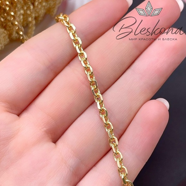 Цепь №151-1 цвет золото 5,5*4,5 мм