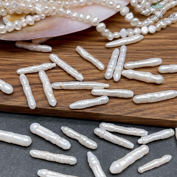 Жемчуг Бива белый №1 штучно 22-26 мм